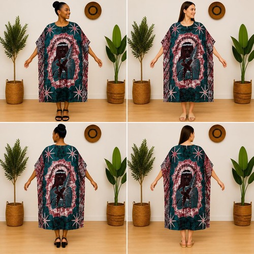 Boubou femme batik - boubou, wax