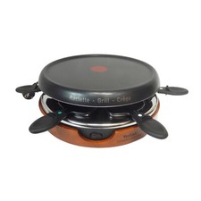 APPAREIL A RACLETTE GRILL CREPIERE TEFAL OVATION COMPACT 6 PERSONNES