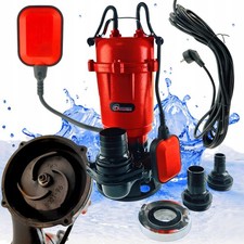 Pompe Eaux sale fosse septique avec Broyeur – Fonte 100% – 3850W –  Flotteur