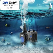 CHM GmbH Eco Pompe de Bassin 10 Watt Cours D'Eau Filtration 3000l/H Aquarium