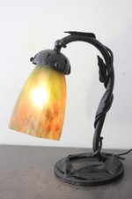 LAMPE ART DECO TULIPE PATE DE