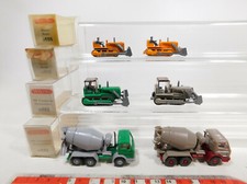 6x wiking H0 1:87 Bulldozer/Bétonnières : 682 MB etc, Mint + 4x Box # CN152-0,5