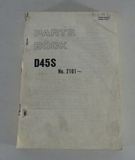 Parts Catalogue / Parts Catalogue Komatsu Caterpillar Tractor D45S Series No. 2101
