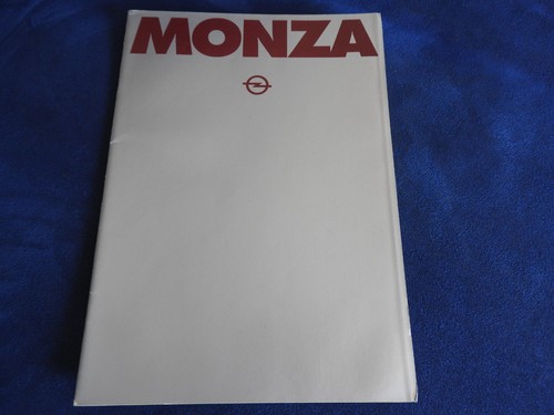 Catalogue opel monza 1981 - opel,