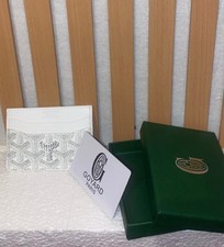 Porte-carte Goyard blanc –