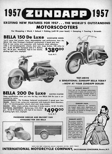 1957 zundapp bella 150 200 - 150, &