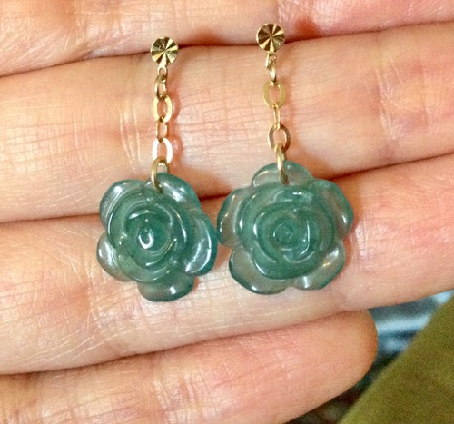 Carats jade boucles - or, 18