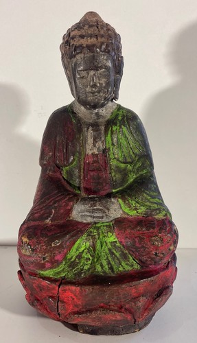 Bouddha ancien bois - ancien, en