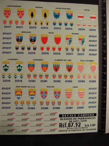 Decals train blasons de - decals,