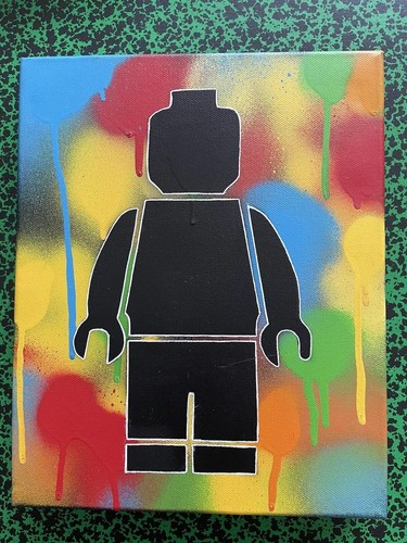 Lego tableau sur toile - lego-tableau,