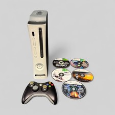 Microsoft Xbox 360 Fat Bundle | Console, 1 Controller, 5 games, 20gb hdd Tested