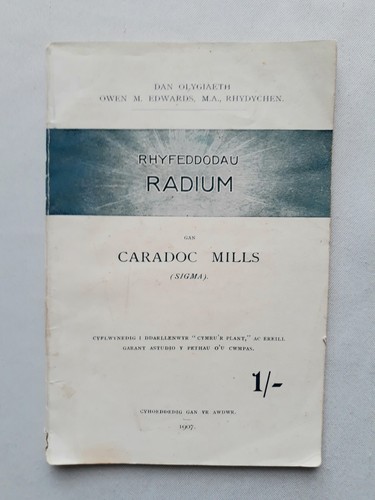 Livre ancien 1907 rhyfeddodau - ancien,
