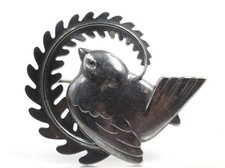 Georg Jensen Denmark 309 Sterling Silver Bird Fancy Design Vintage Brooch
