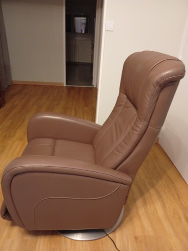 Fauteuil cuir grainé relax - fauteuil,
