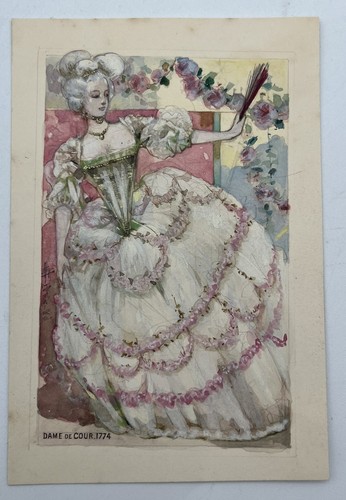 Gouache originale maquette - -,