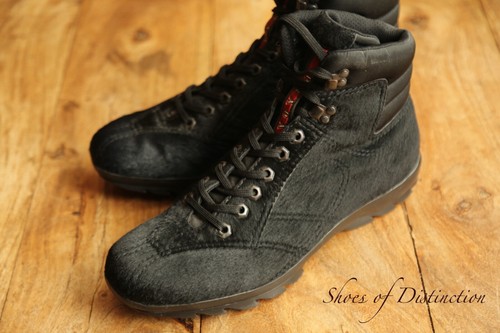 Baskets montantes prada noires - baskets,
