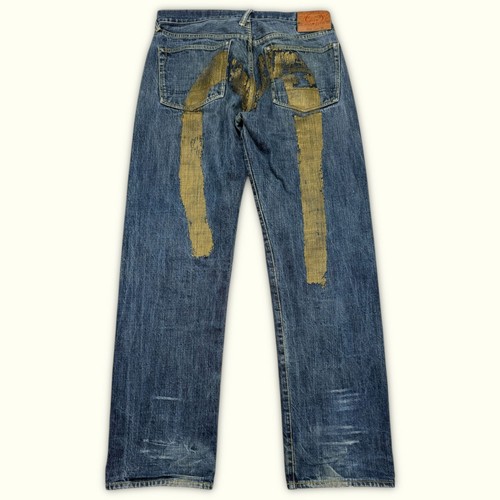 Jean homme evisu w33 - jean, traces