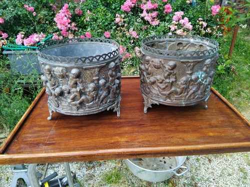 Caches pot laiton - pot, en