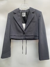 Zara Neuf Femme Blazer Court