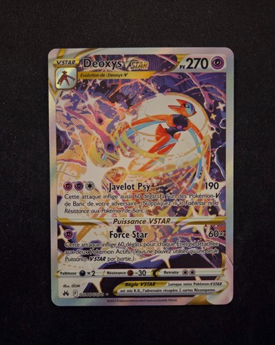 Carte pokemon deoxys vstar - carte,