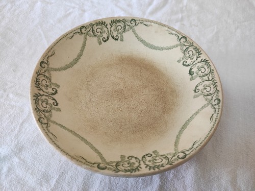 Ancienne assiette creuse - assiette,