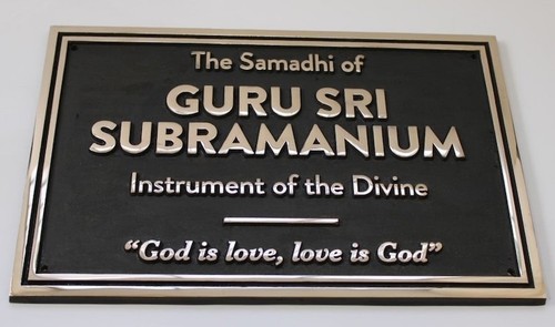 Bronze plaque with double - bronze,