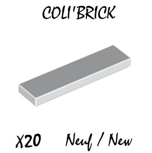 Lego 2431 20x plaque - lisse, /