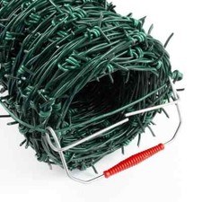 Fil De Fer Barbelé 50M Vert