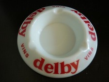 DELBY Made France Bistro Vintage Opalex Wine Ashtray 