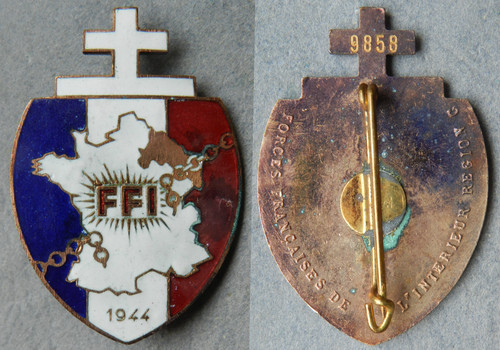 Ffi 1944 région matriculé - 1944, c