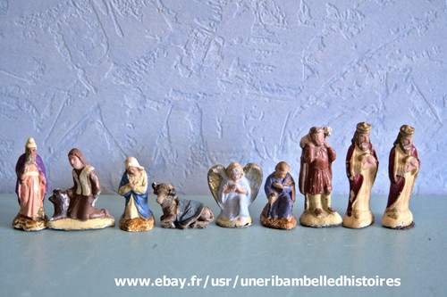 Ancien lot santons de - 9,