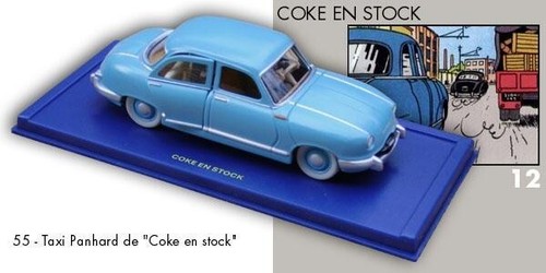 Voiture tintin numero taxi - tintin,