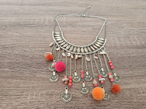 Collier fantaisie pierre - collier,