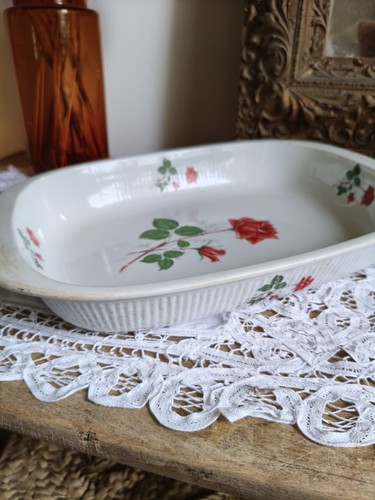 Porcelaine feu plat - à,
