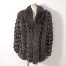 Veste manteau fourrure renard