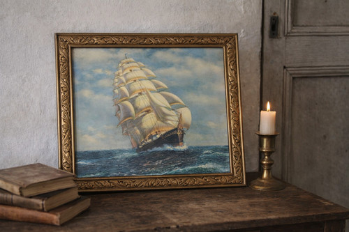 Ancien tableau marine
