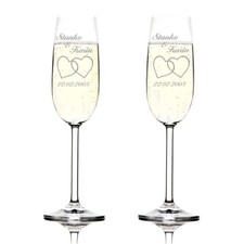 2er Set Coupes à Champagne