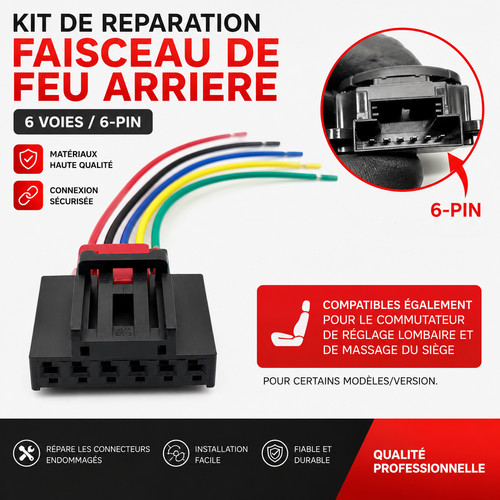 Kit réparation fiche - kit, feu