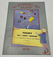 Catalogue Au royaume des Jouet 1985-1986 - Jeux, Jouets, Modélisme - TBE