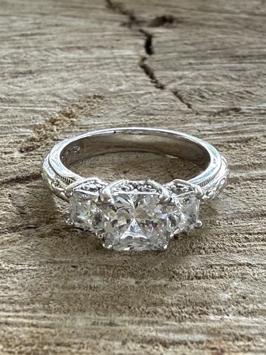 Tacori three stone ring - three,