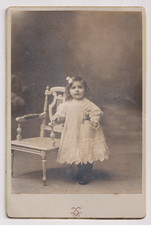 CARTE CABINET Grand Magasin du Louvre Enfant Vintage silver print c.1900