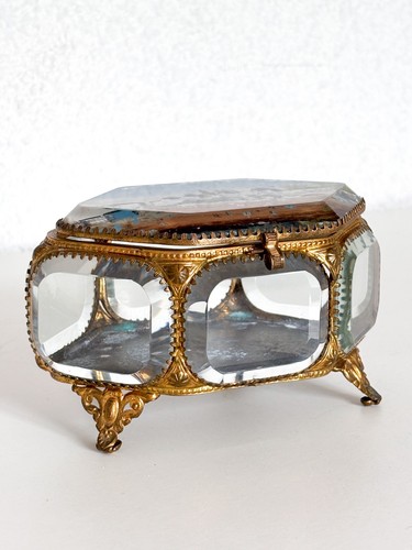 Ancien coffret bijoux - coffret, à