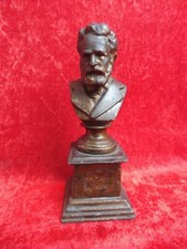 Figurine Métallique Antique, Buste D'un Homme !