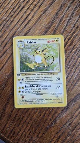 Carte pokémon raichu - raichu, 14/102