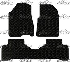 FITS KIAA NIRO HYBRID (TAXI VERSION) 2016 TO 2021 RUBBER CAR FLOOR MATS. (3 PCS)