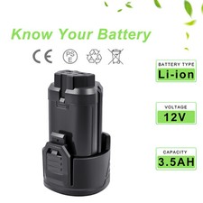 Pour AEG 12V L1215 L1220 3520 3526 4932 BS12C BWS12 BSS12C 3,5Ah Li-ion Batterie