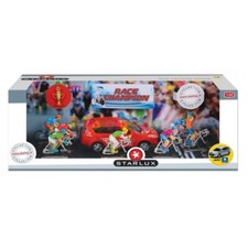 Jouet STARLUX Le Monde du Cyclisme Peugeot 4007 + 7 Coureurs Cyclistes