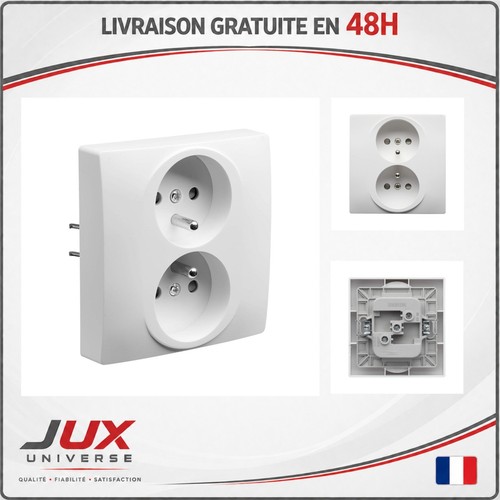 Debflex double prise murale - double,
