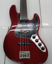 [Fender] Guitare basse électrique American Deluxe Jazz Bass N3 Red USA Solid ...
