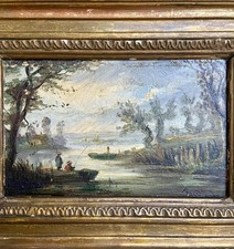 Ancien Tableau XIXème signé